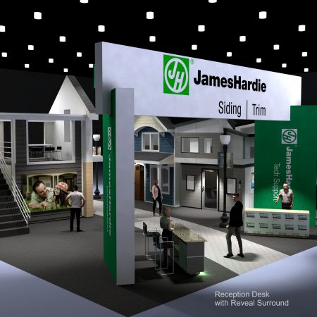 2019 IBS James Hardie Booth Concept